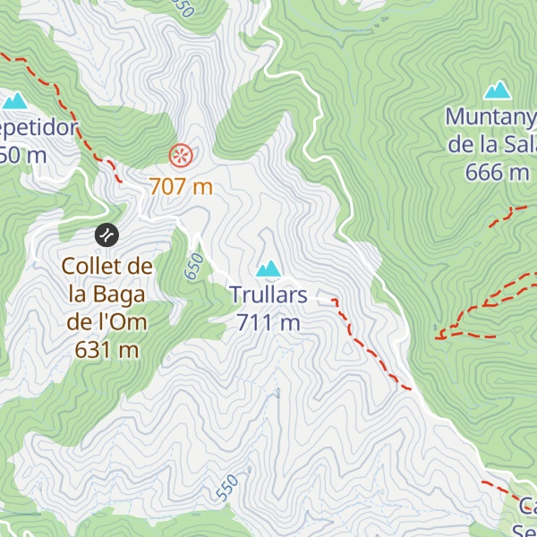 Map of Trullars