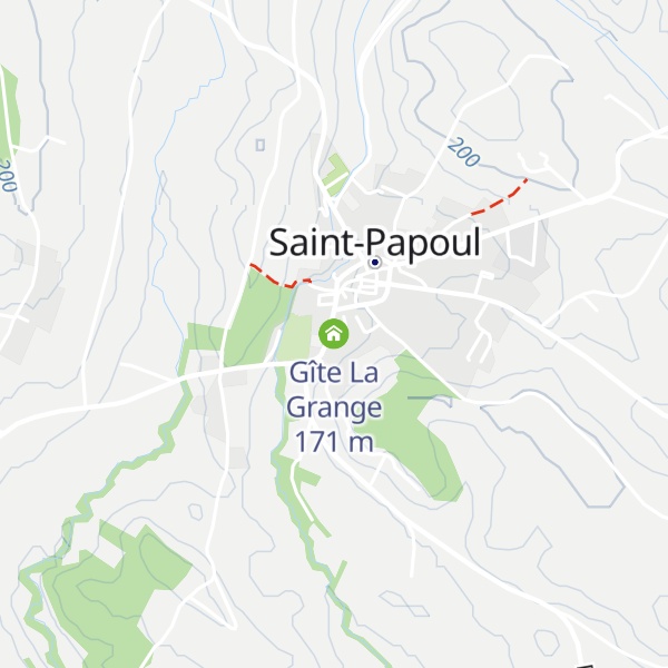 Map of Gîte La Grange