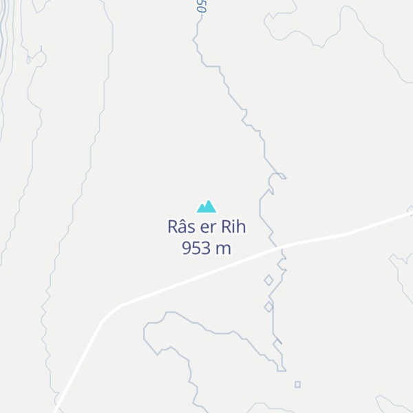 Map of Râs er Rih