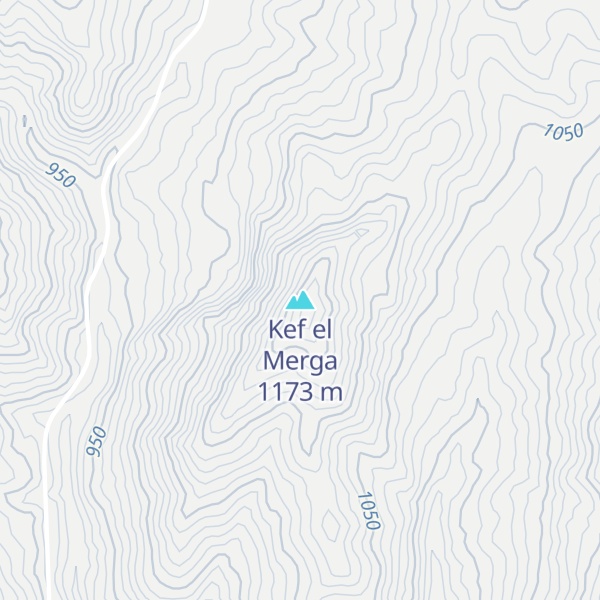Map of Kef el Merga