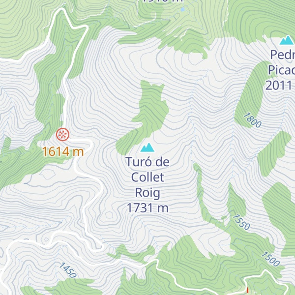 Map of Turó de Collet Roig