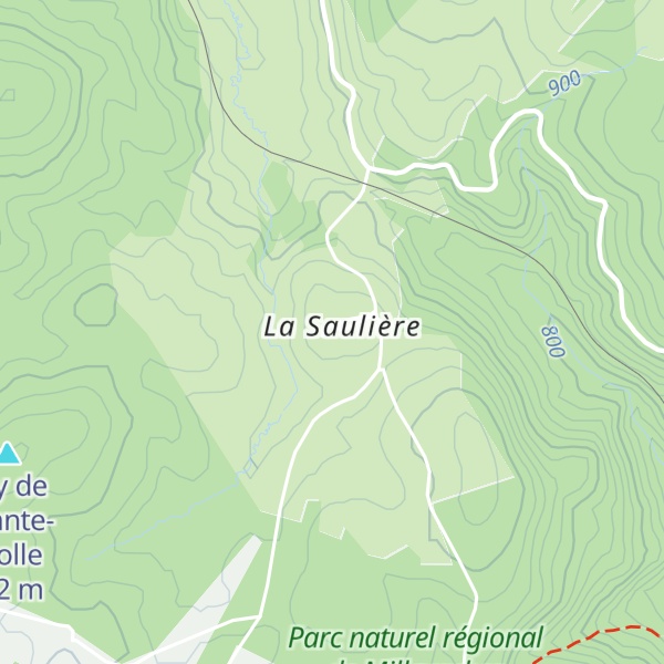 Map of Gîte la Sauliére
