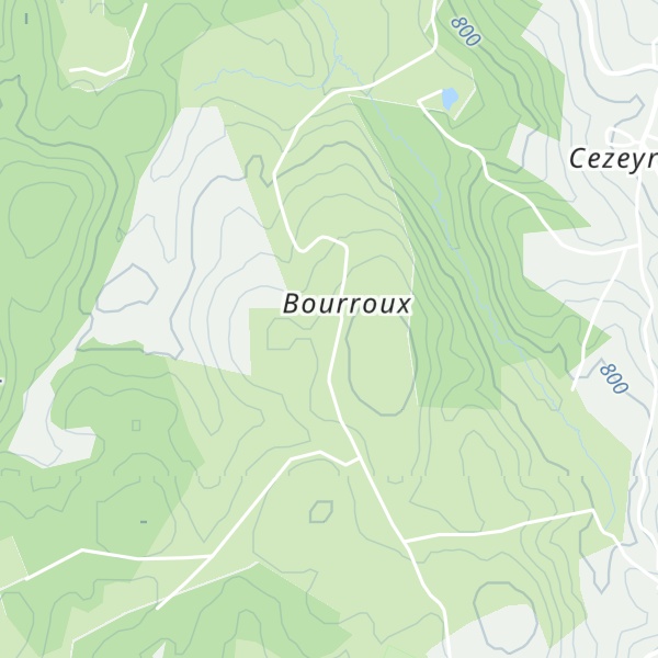 Map of Gîte de Bourroux