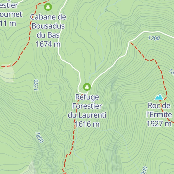 Map of Refuge Forestier du Laurenti