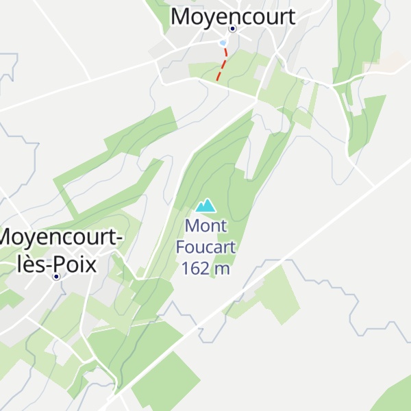 Map of Mont Foucart