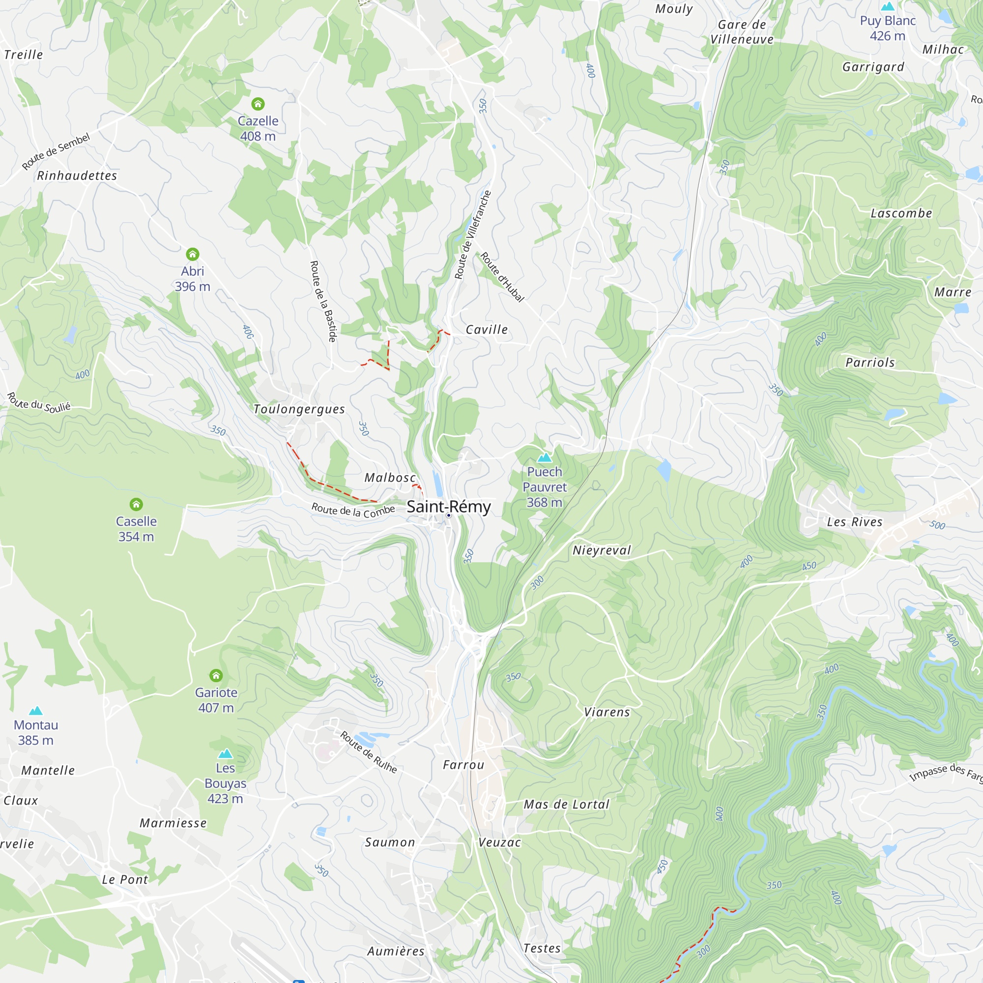 Cazelle map