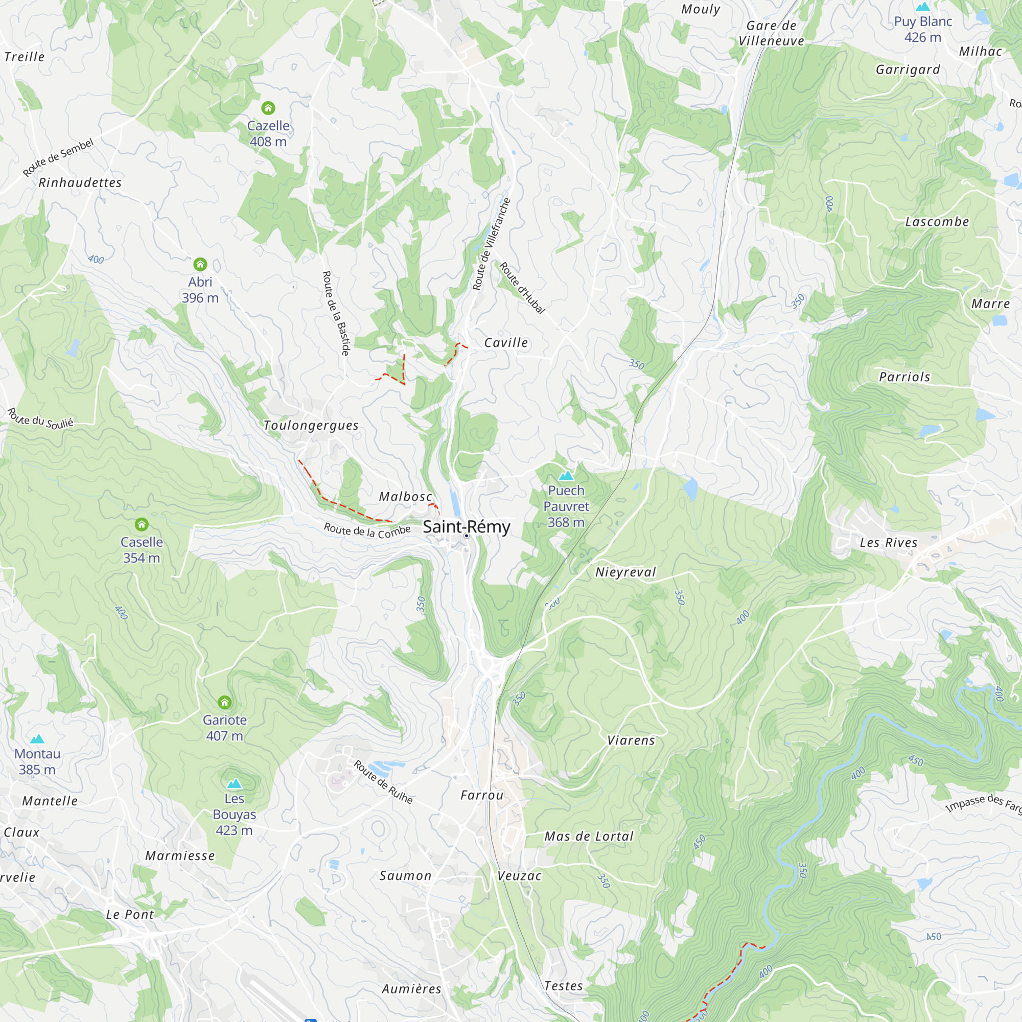 Cazelle map