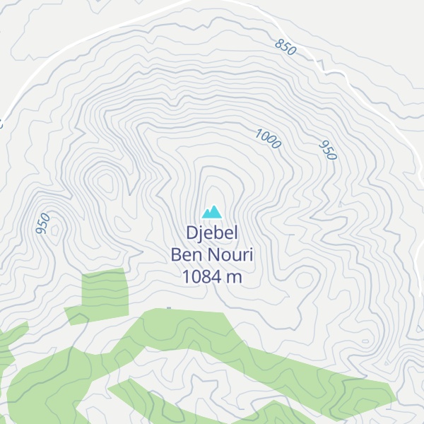 Map of Djebel Ben Nouri