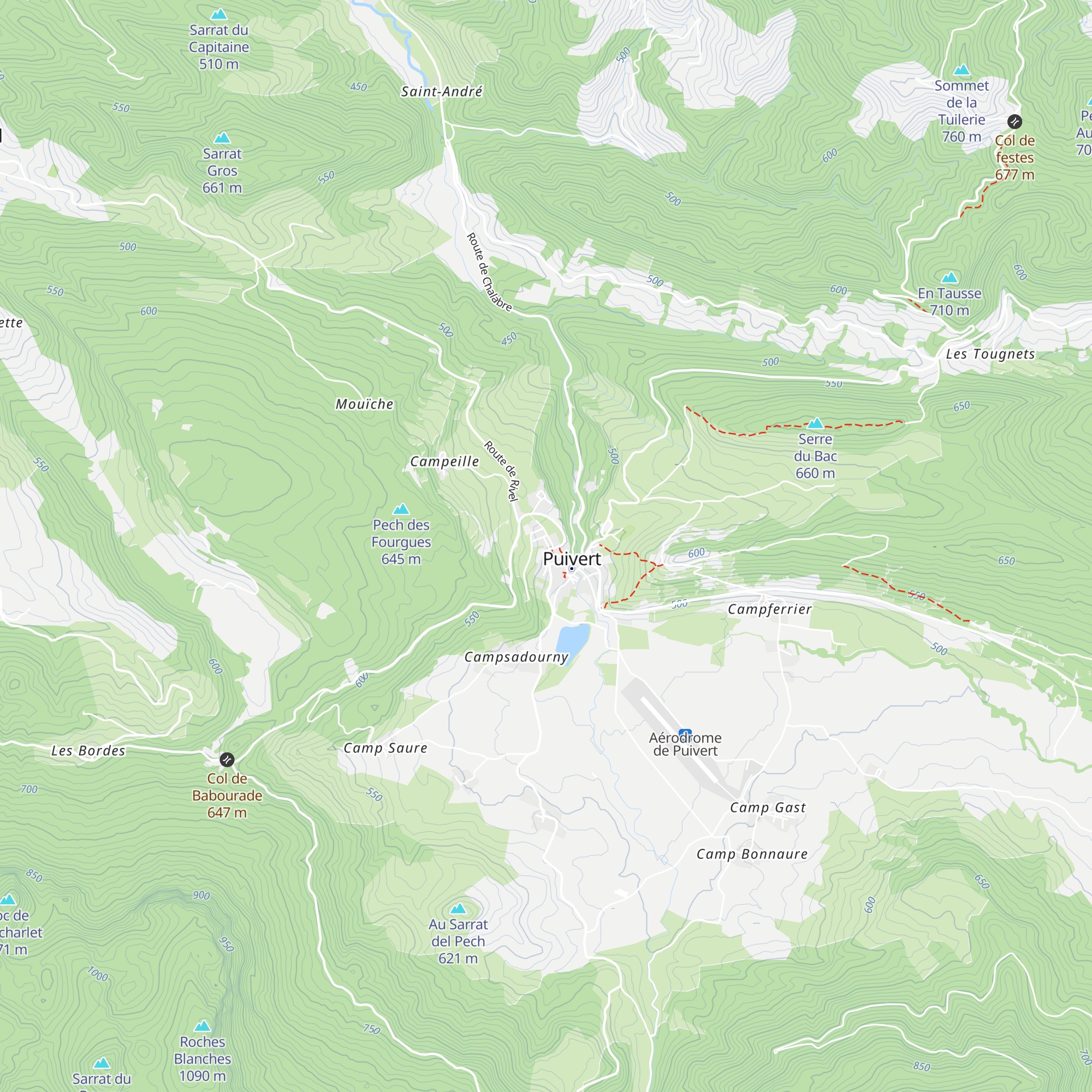 Refuge Gourmand map
