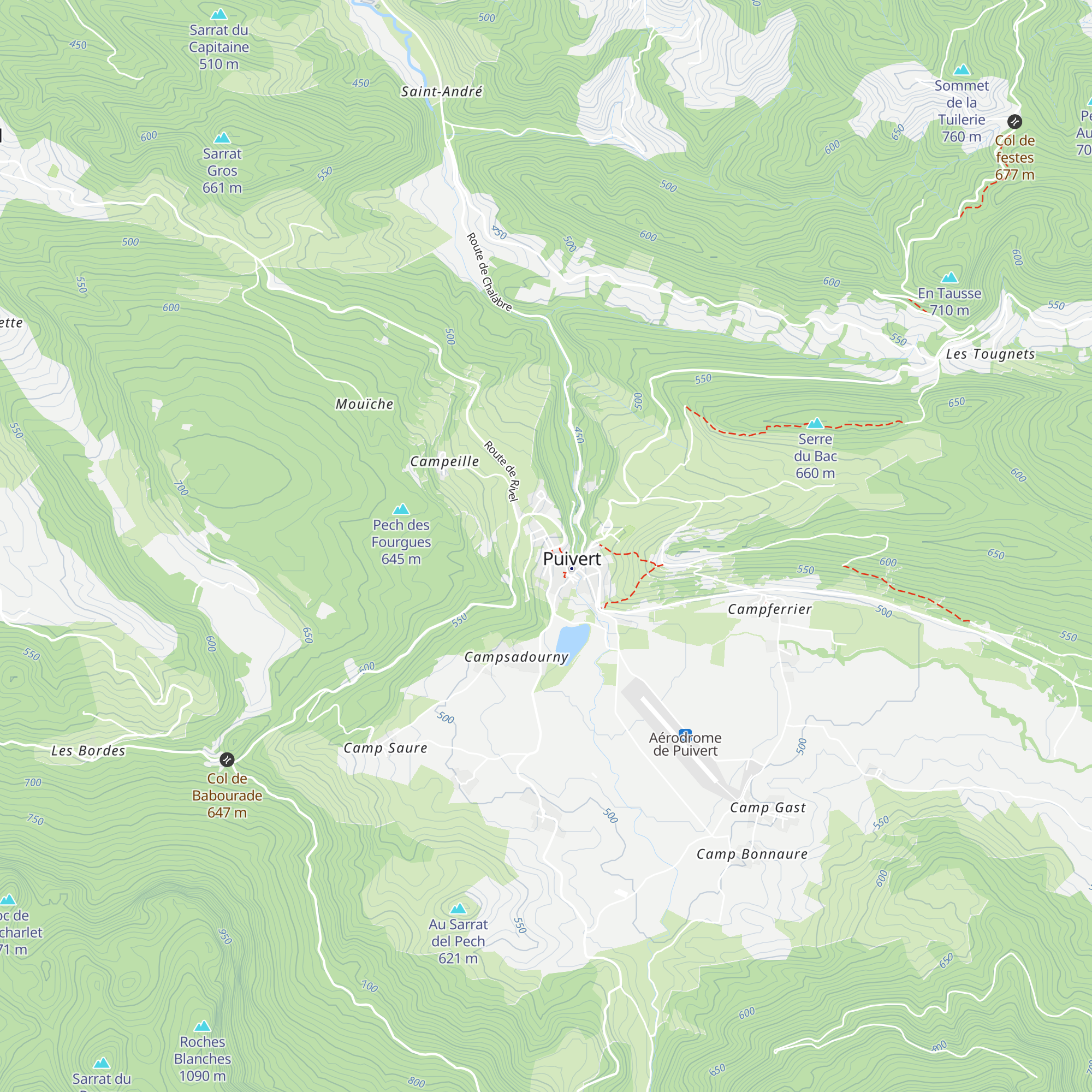 Refuge Gourmand map