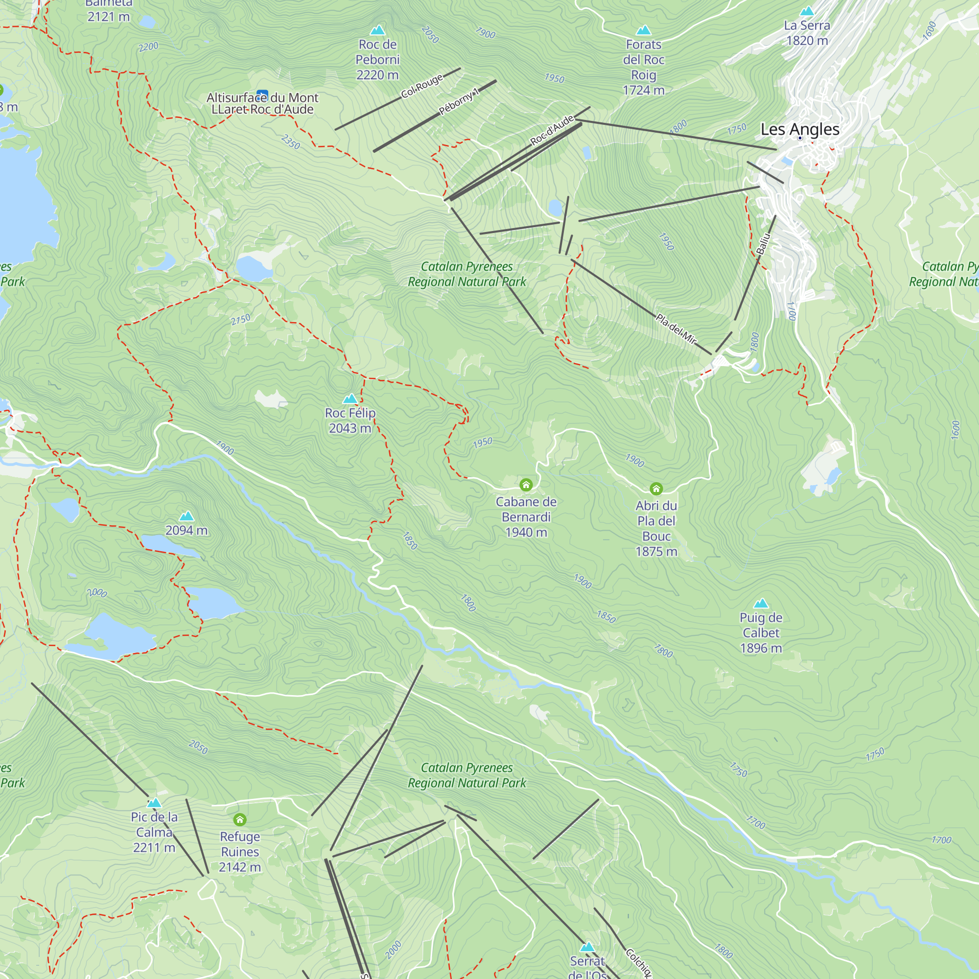 Abri de La Jasse de Bernardi map
