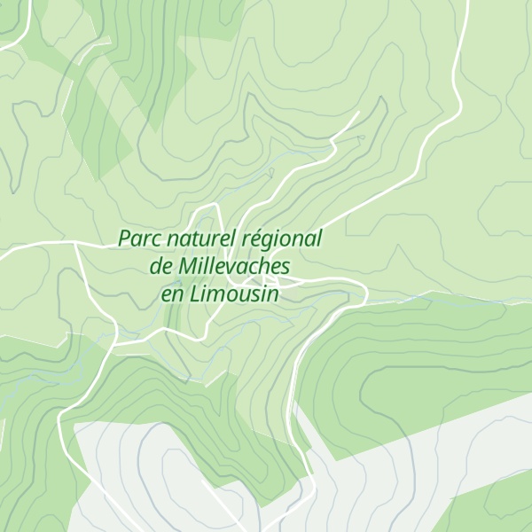 Map of Gîte de Neuvialle - Chez Sylvie