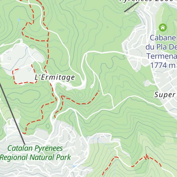 Map of Abri du col du calvaire