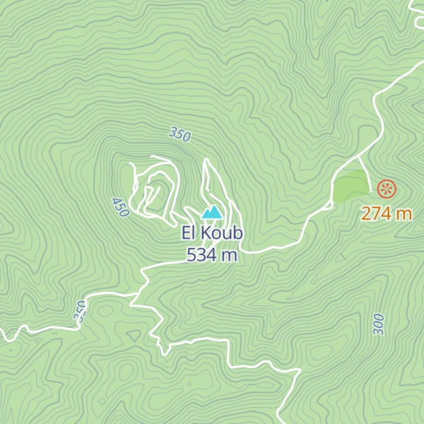 Map of El Koub