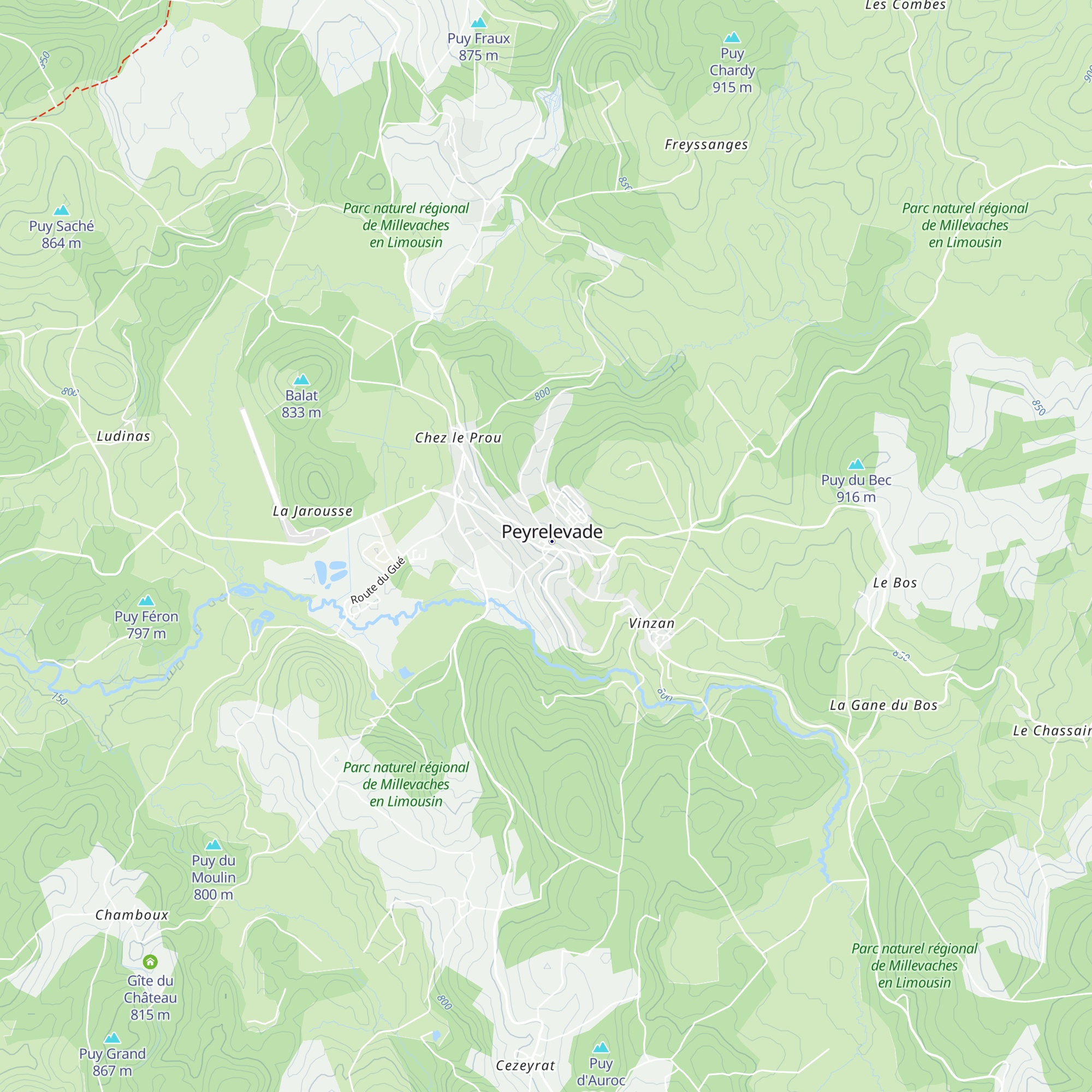 Gîte du Presbytère map