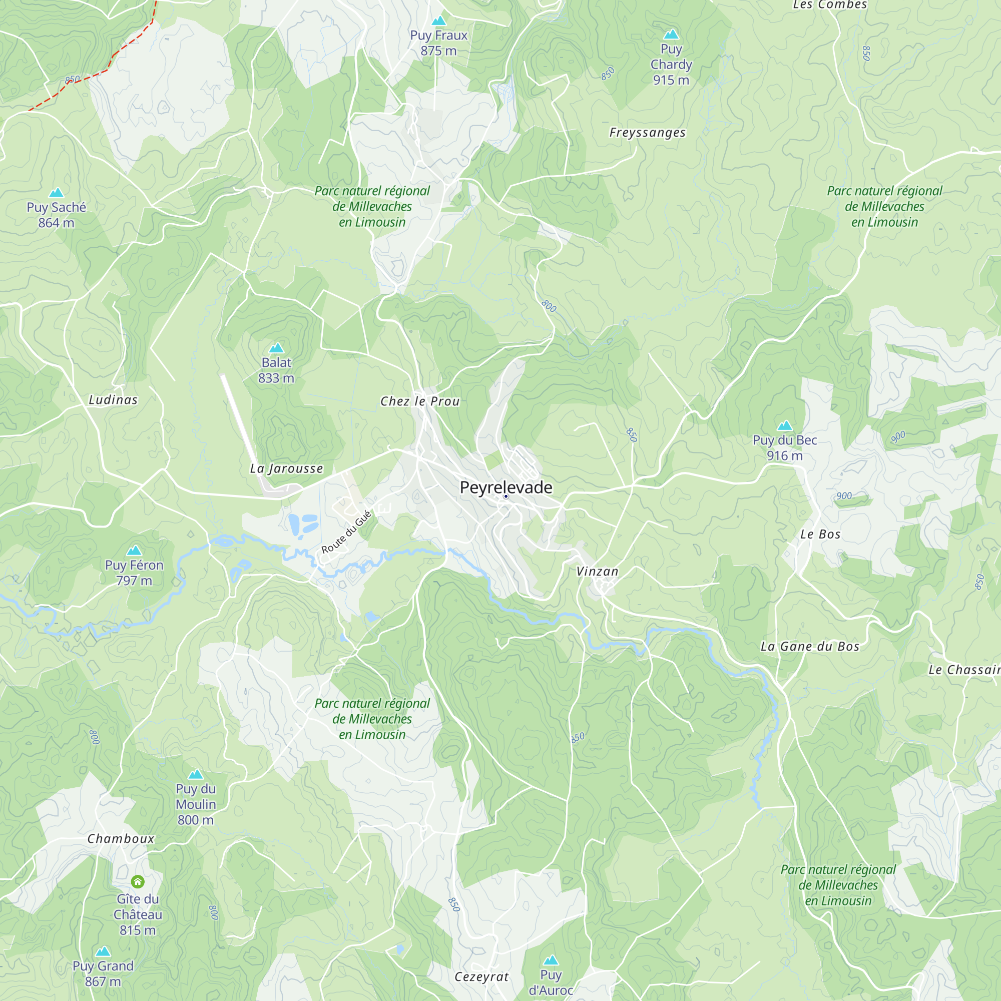 Gîte du Presbytère map