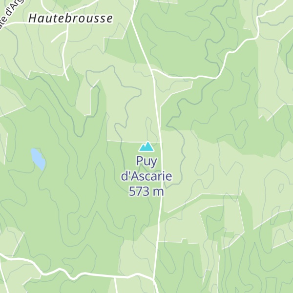 Map of Puy d'Ascarie