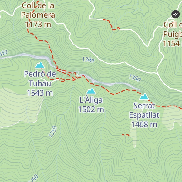 Map of L'Àliga