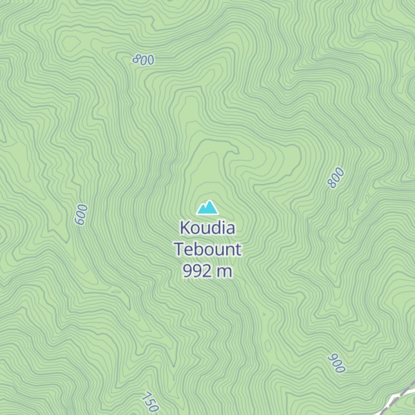 Map of Koudia Tebount