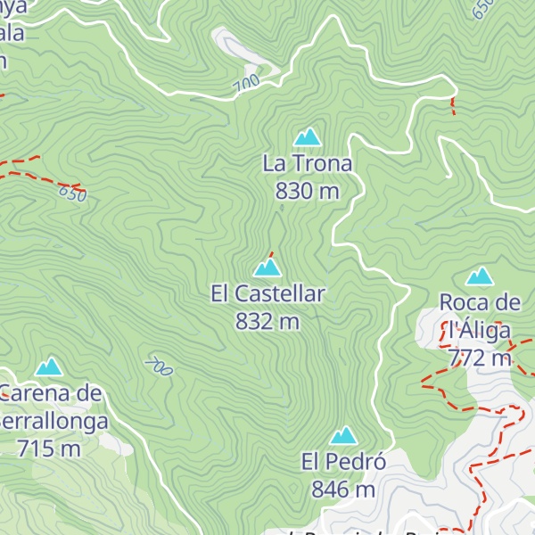 Map of El Castellar
