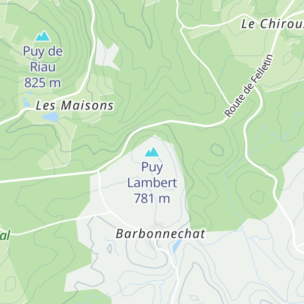 Map of Puy Lambert