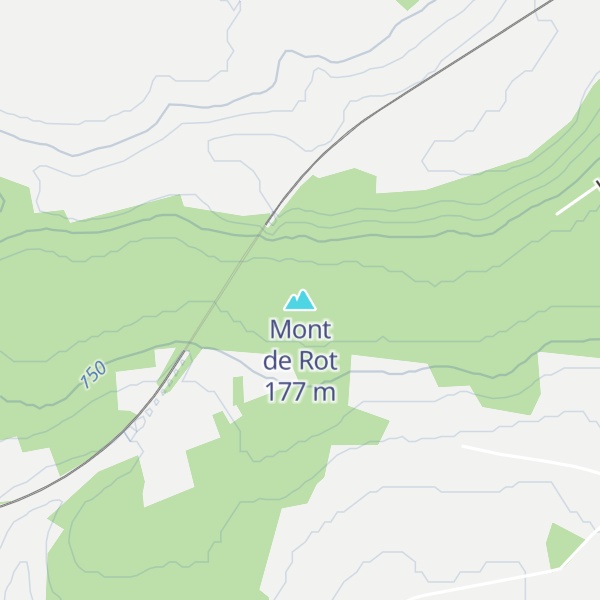 Map of Mont de Rot