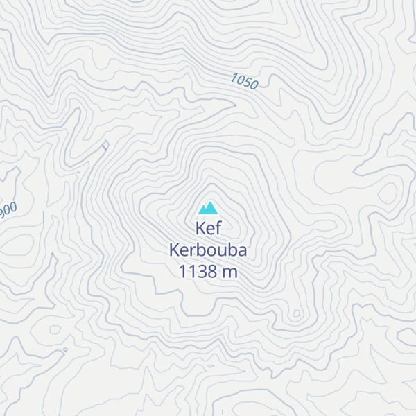 Map of Kef Kerbouba