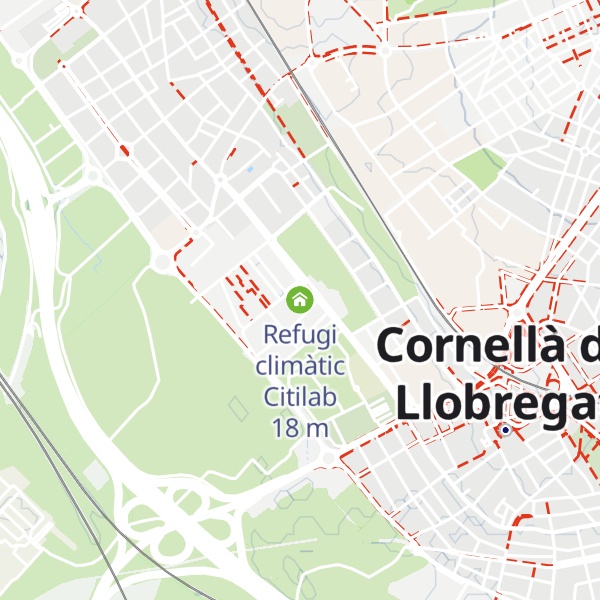 Map of Refugi climàtic Citilab
