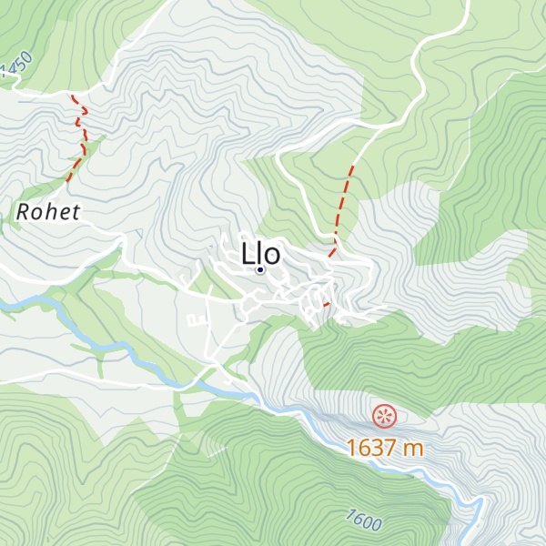 Map of Gîte de Llo