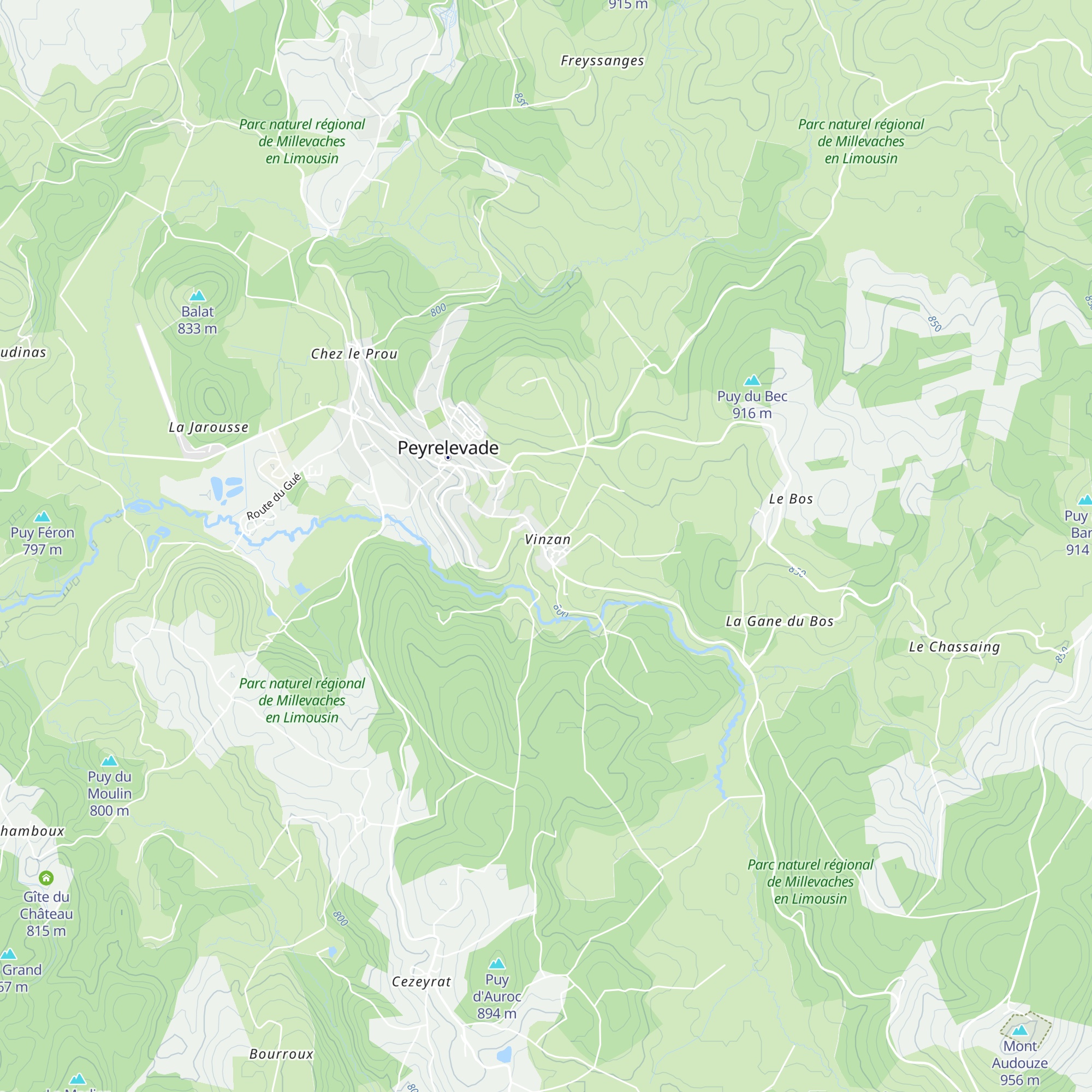 Gîte Labarre map