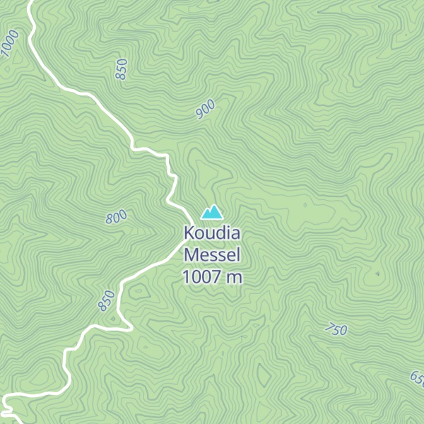 Map of Koudia Messel