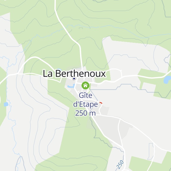 Map of Gîte d'Etape