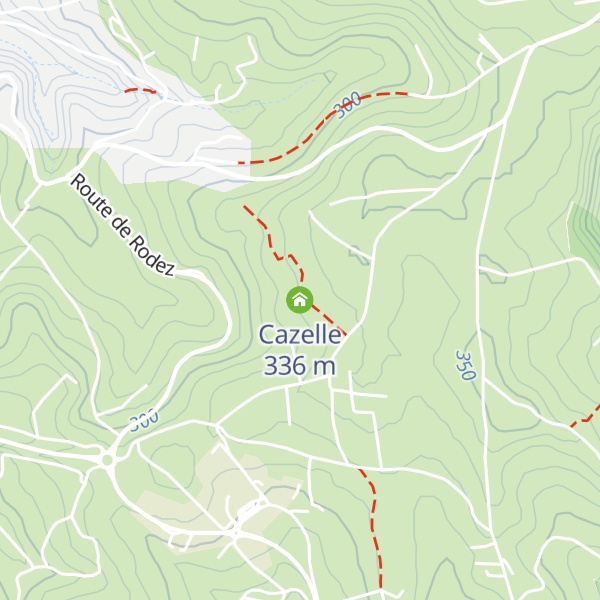 Map of Cazelle
