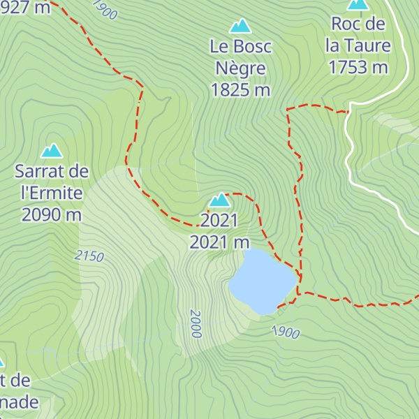 Map of Refuge de La Bentaillole