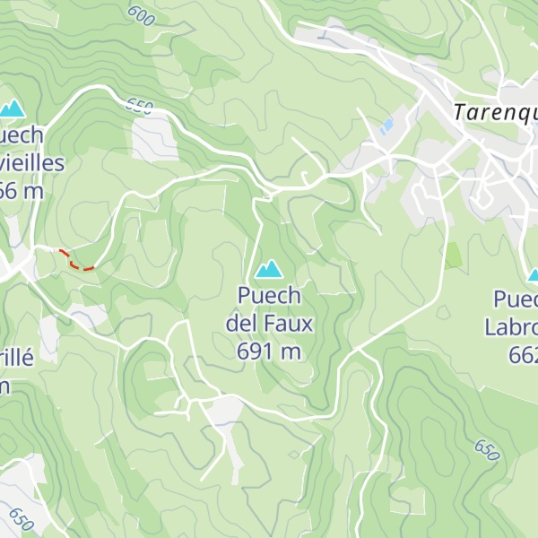 Map of Puech del Faux