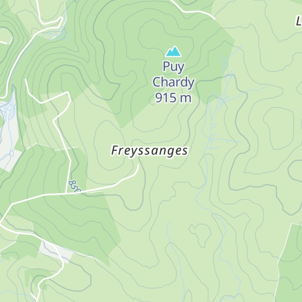 Map of Gîte de freyssanges