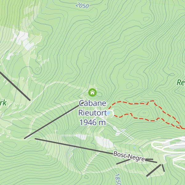 Map of Cabane Rieutort
