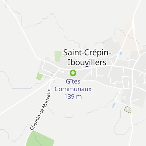 Map of Gîtes Communaux