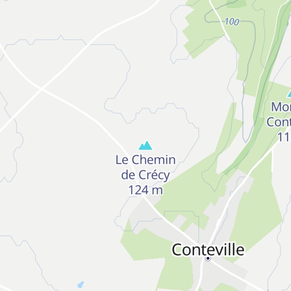 Map of Le Chemin de Crécy