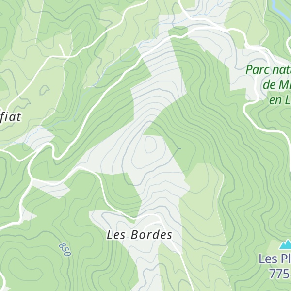 Map of Puy du Rocher