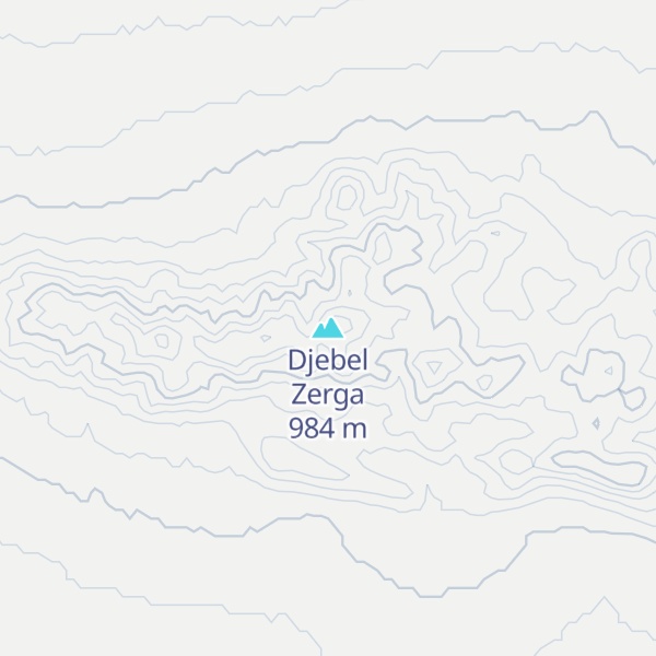 Map of Djebel Zerga