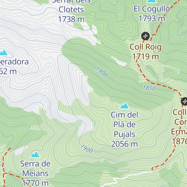 Map of Tossal de Meians
