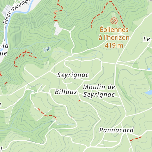 Map of Gîte de Seyrignac - Chez Jean