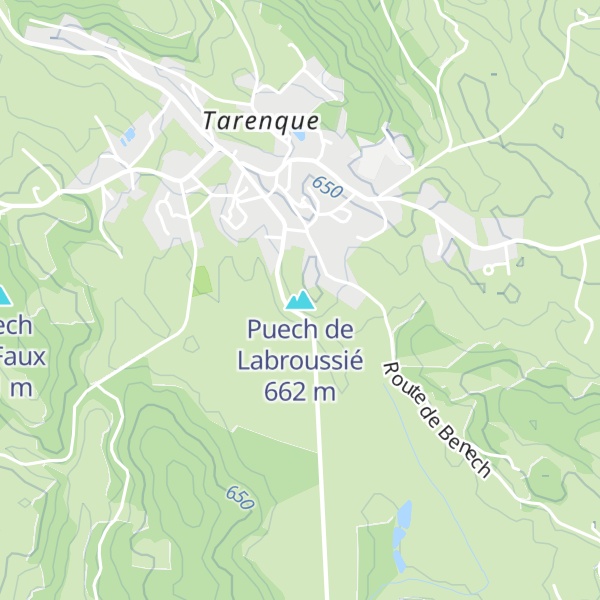 Map of Puech de Labroussié
