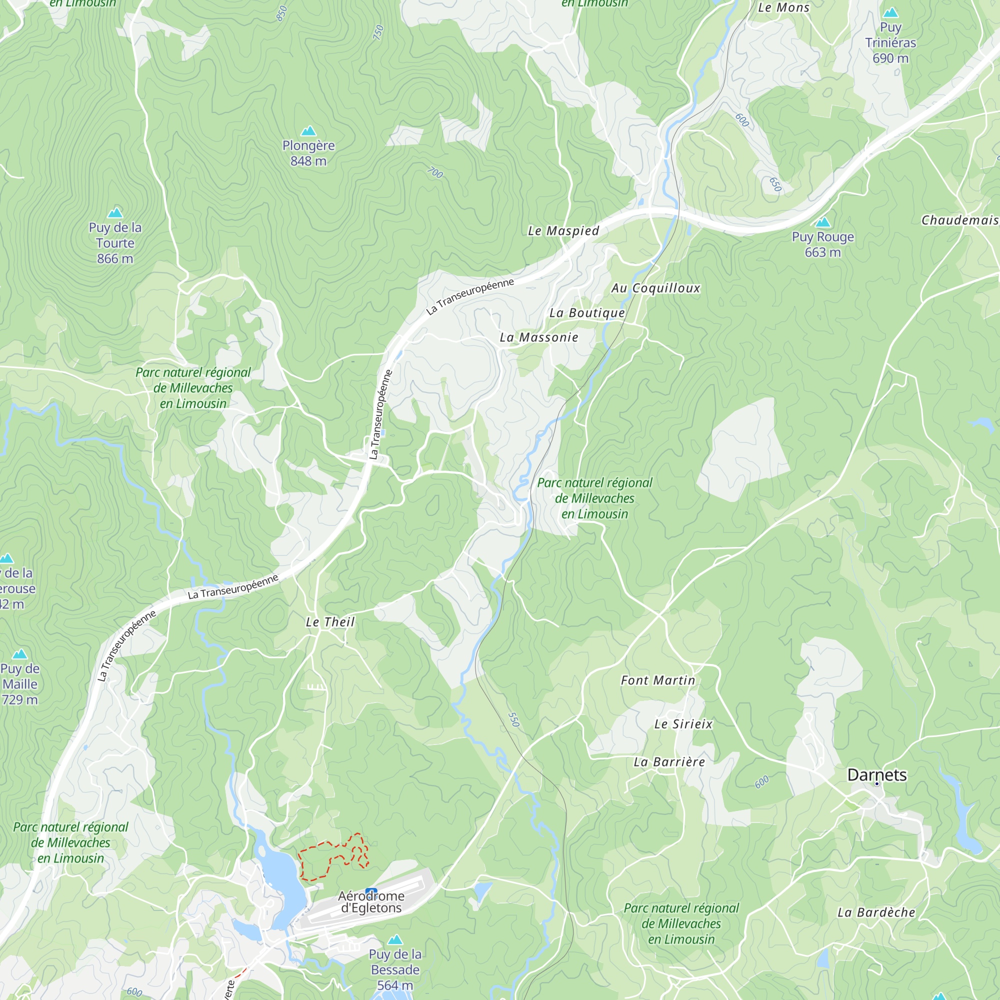 Gîtes communaux map