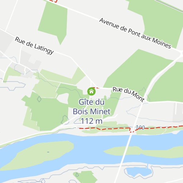 Map of Gîte du Bois Minet