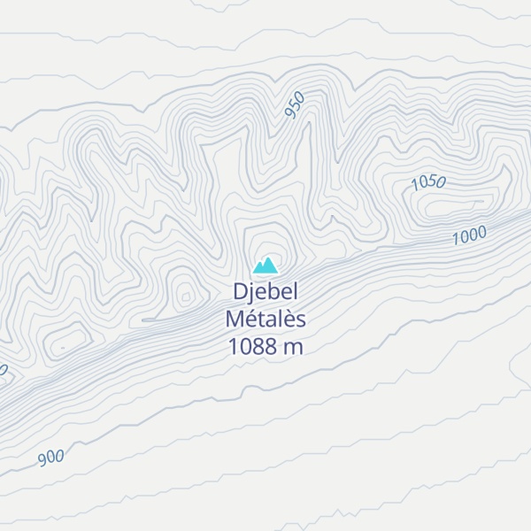 Map of Djebel Métalès