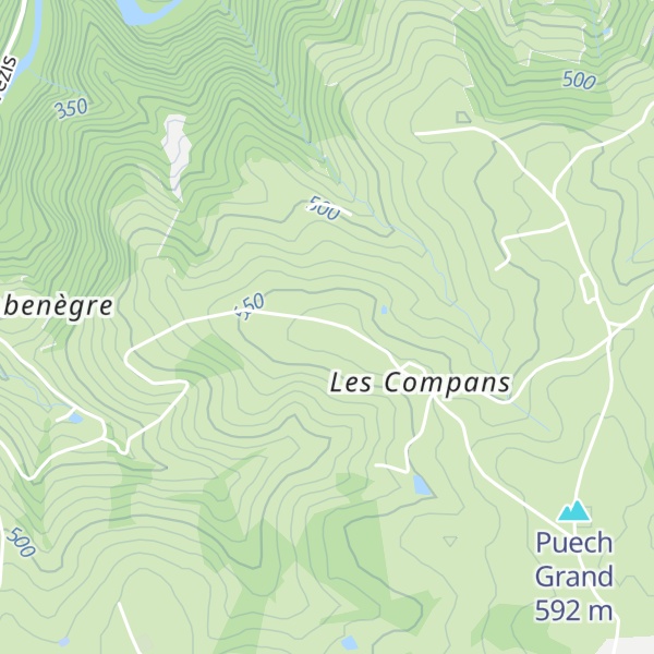 Map of Puech du Riol