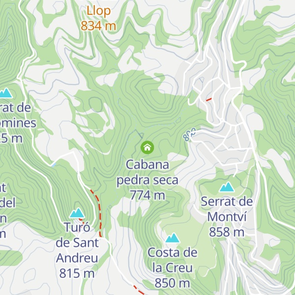 Map of Cabana pedra seca