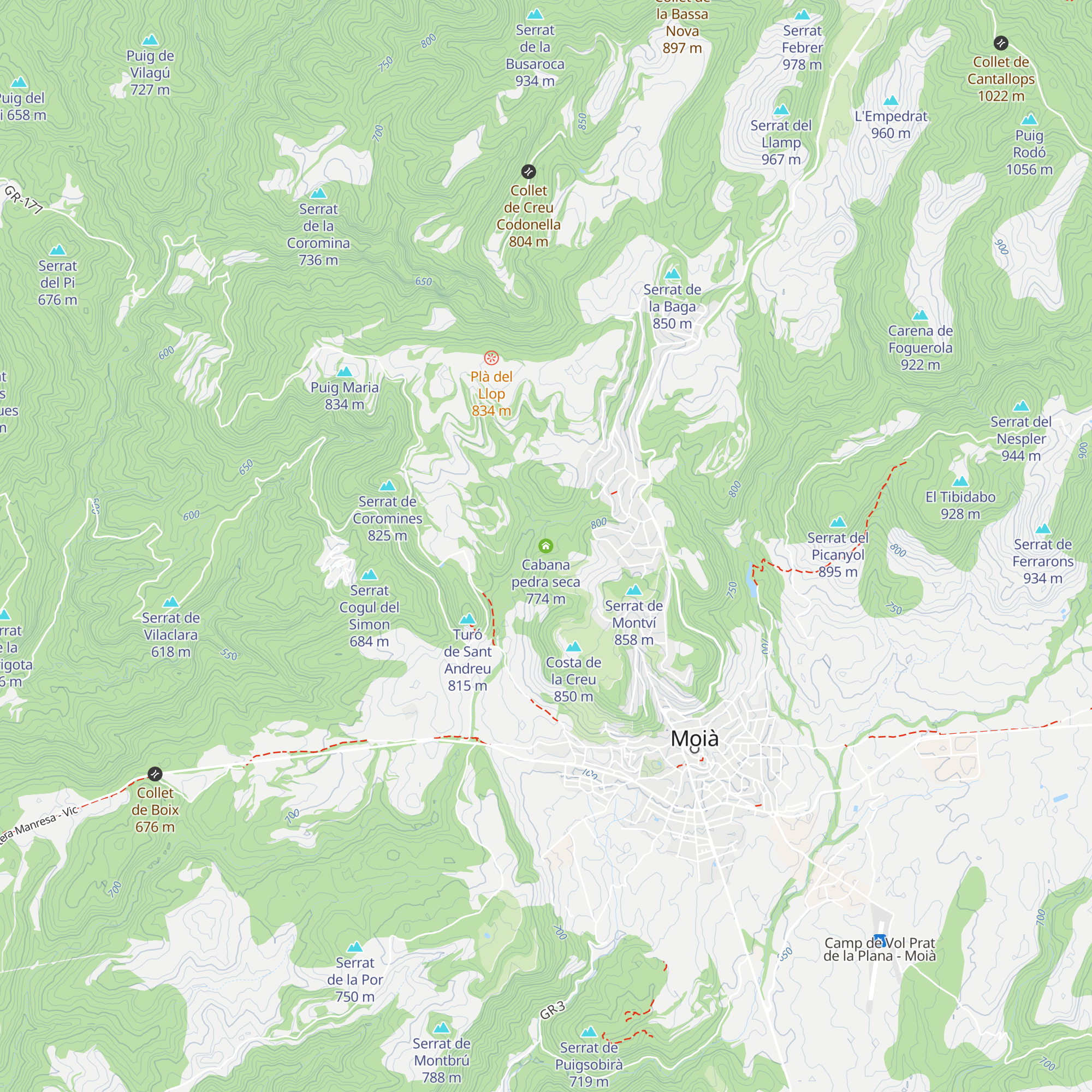 Cabana pedra seca map